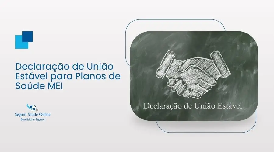 Casal assinando a declaração de união estável para adesão ao plano de saúde empresarial MEI