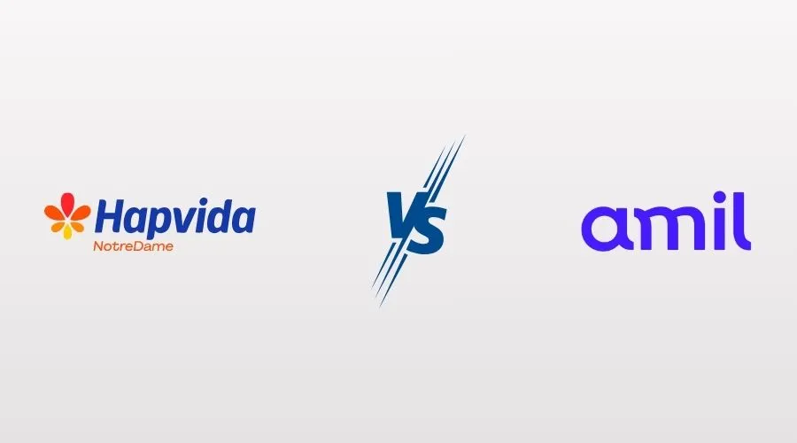 Empreendedor comparando opções de planos de saúde HapVida NotreDame e Amil