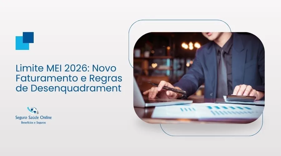 Gráfico mostrando a evolução do faturamento MEI e o teto de 144 mil reais em 2026