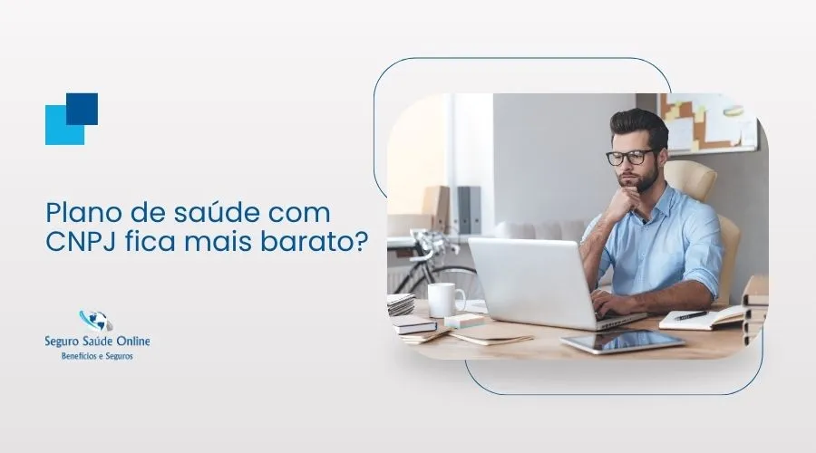 Ilustração mostrando economia financeira e respondendo se plano de saúde com CNPJ fica mais barato