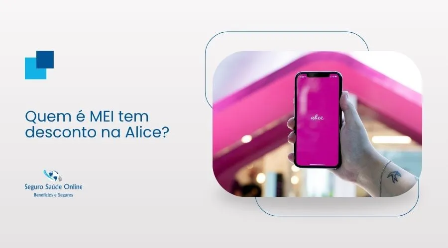 Guia mostrando que quem é MEI tem desconto na Alice e as tabelas de preços