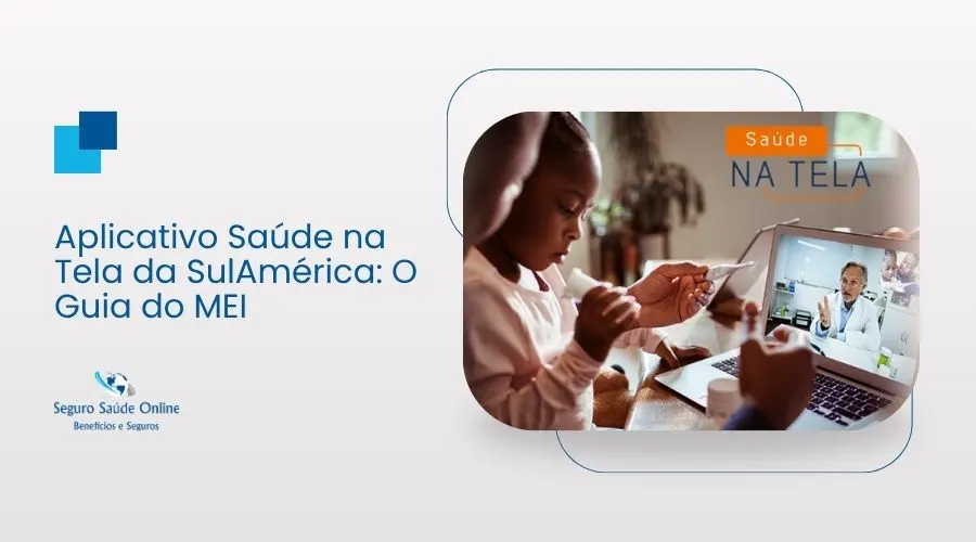 Microempreendedor utilizando o Aplicativo Saúde na Tela da SulAmérica pelo celular